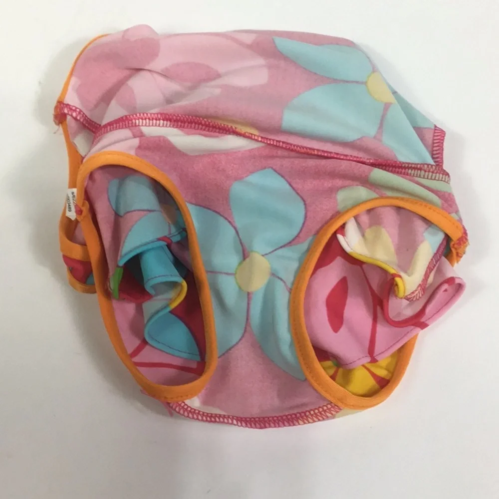 Baby Gap Swimsuit Size 0-3M floral red 1 piece good‎ condition